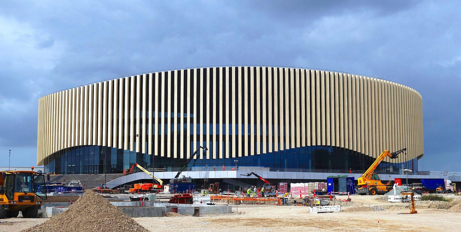 Construction of the Royal Arena in Ørestad Syd panoramio